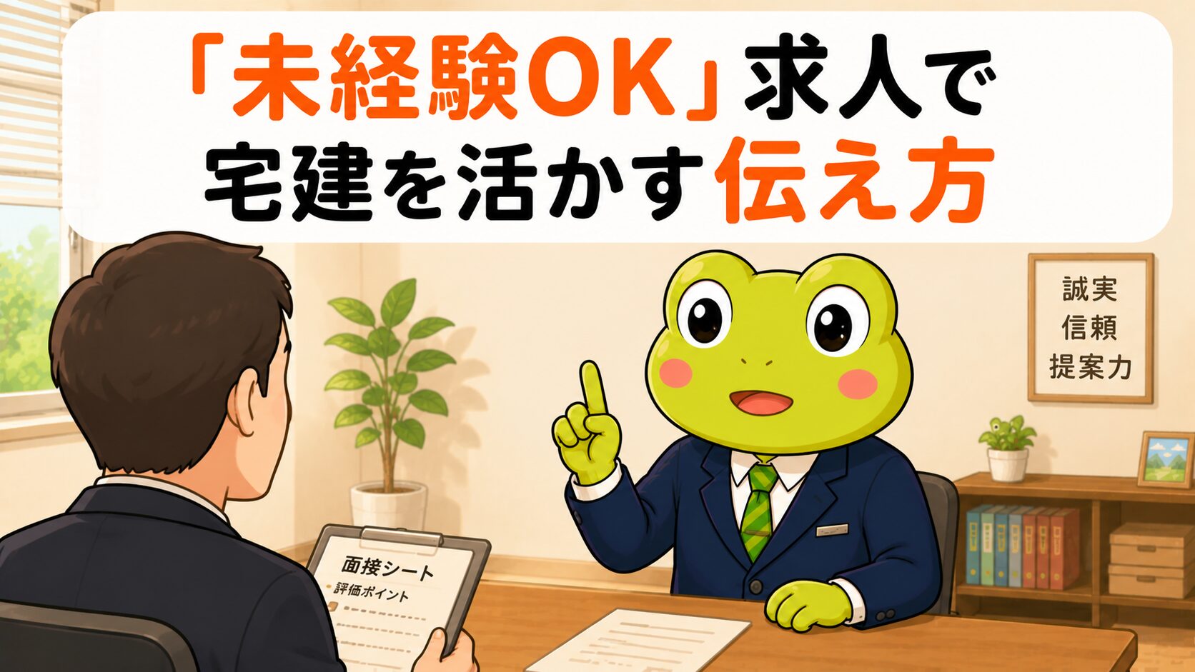 「未経験OK」求人で宅建を活かす伝え方